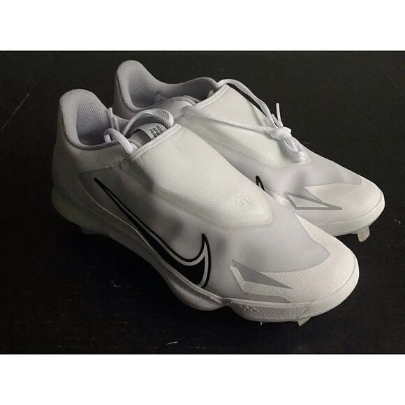 Nike Force Zoom Mike Trout Pro Metal Baseball Cleat White CZ5915-100 Men Sz 12 - Picture 4 of 12